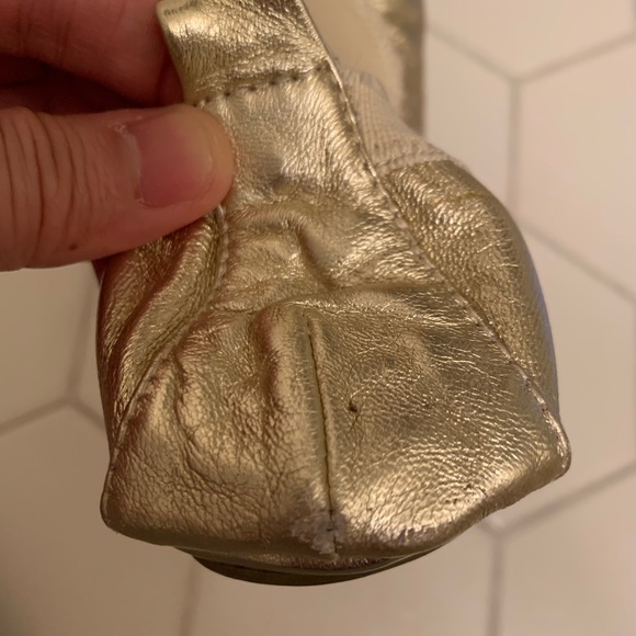 J. Loren Metallic Gold Flats - Picture 5 of 8